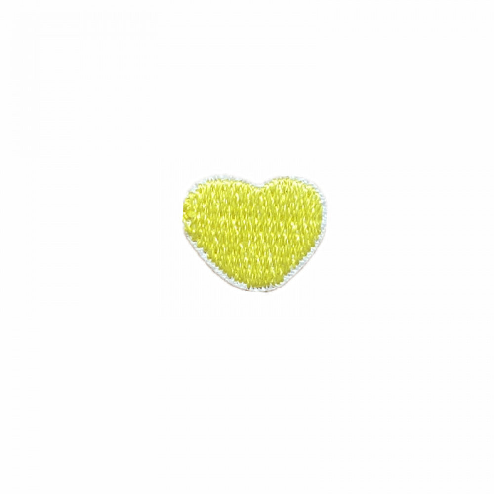 colorful spring heart embroidered patches iron on