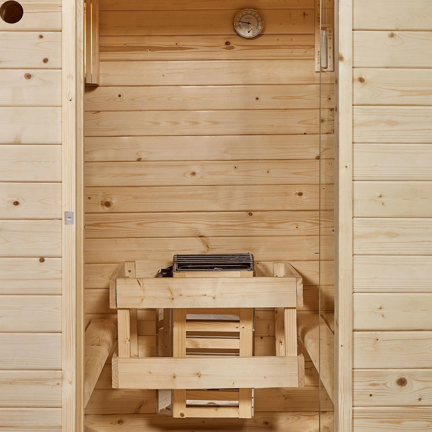 Sauna tonneau 2026 au Spitzberg avec four à sauna